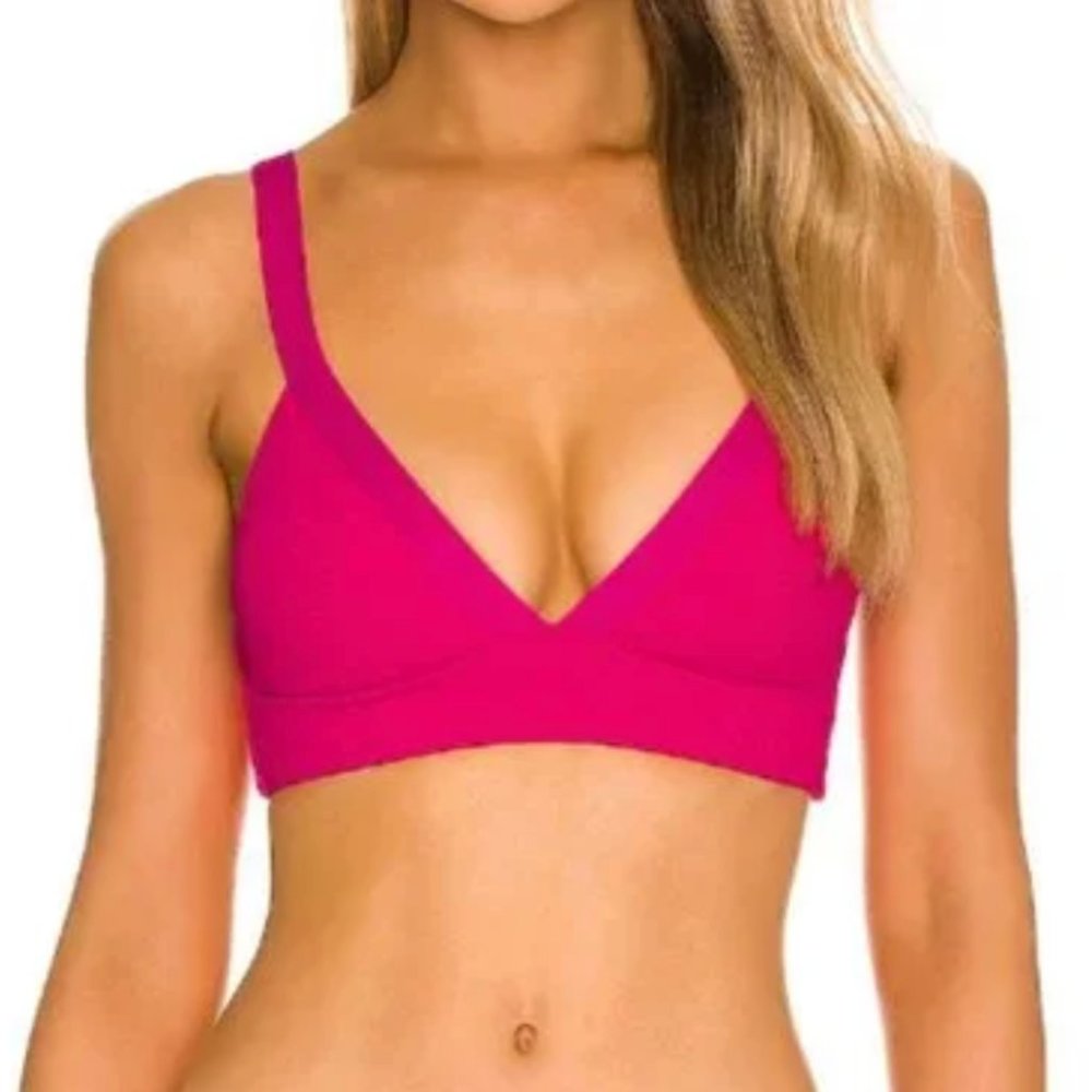 L*Space Ridin' High Ribbed Vera Bikini Top